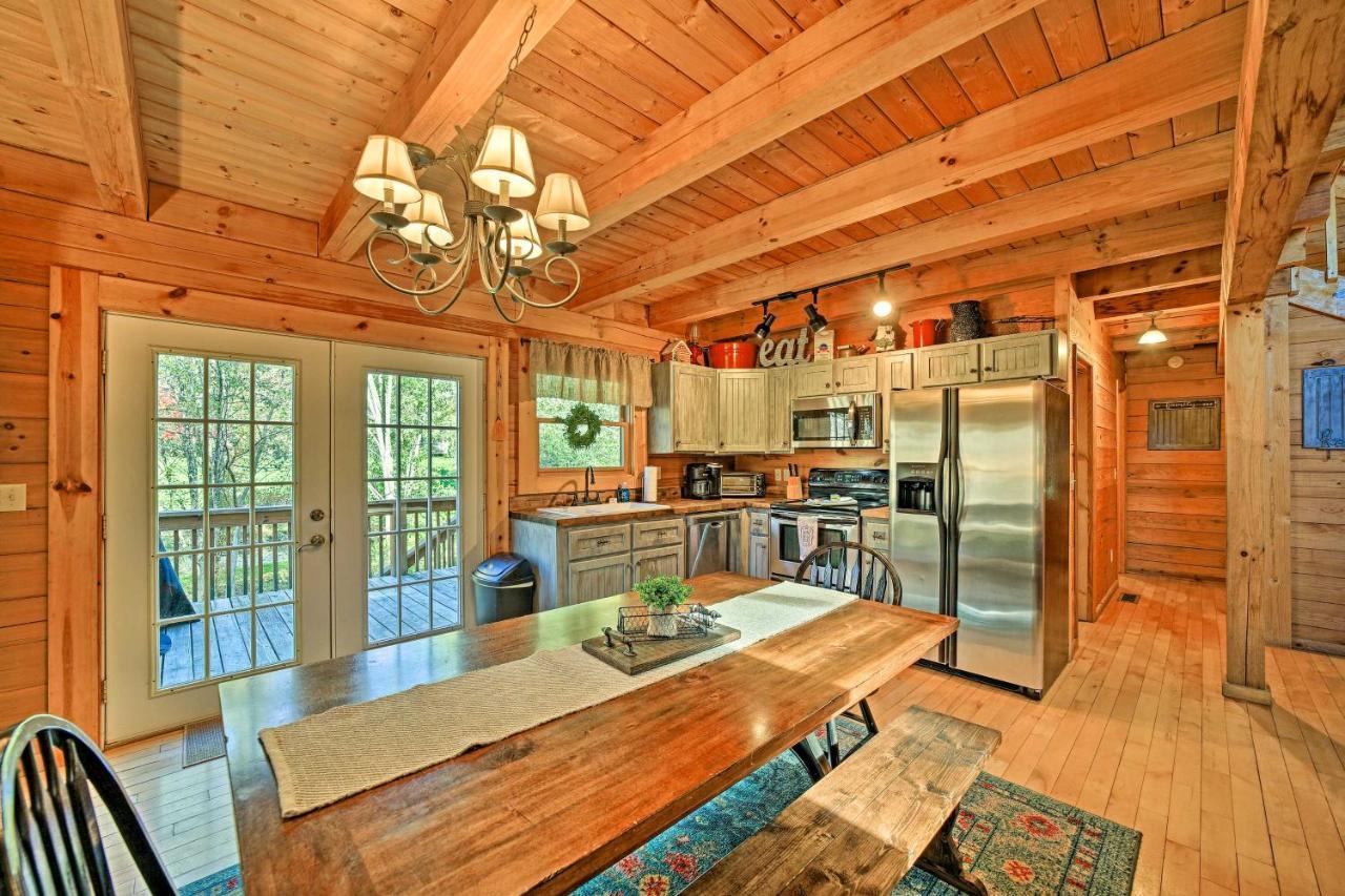 Creekside Bryson City Cabin With Private Hot Tub Ngoại thất bức ảnh