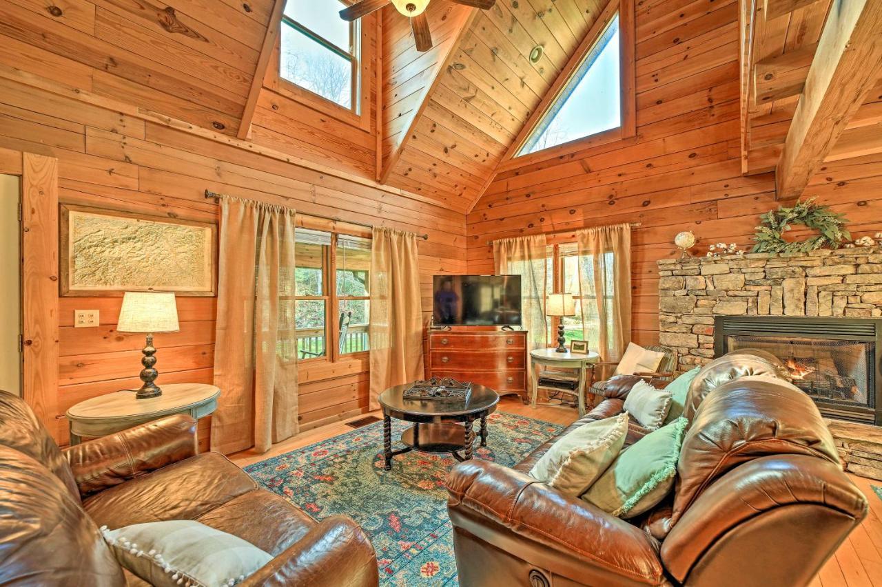 Creekside Bryson City Cabin With Private Hot Tub Ngoại thất bức ảnh