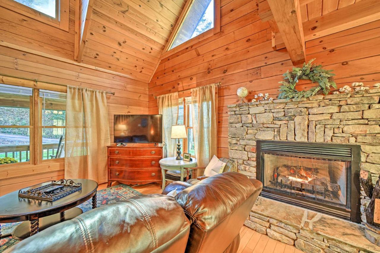 Creekside Bryson City Cabin With Private Hot Tub Ngoại thất bức ảnh