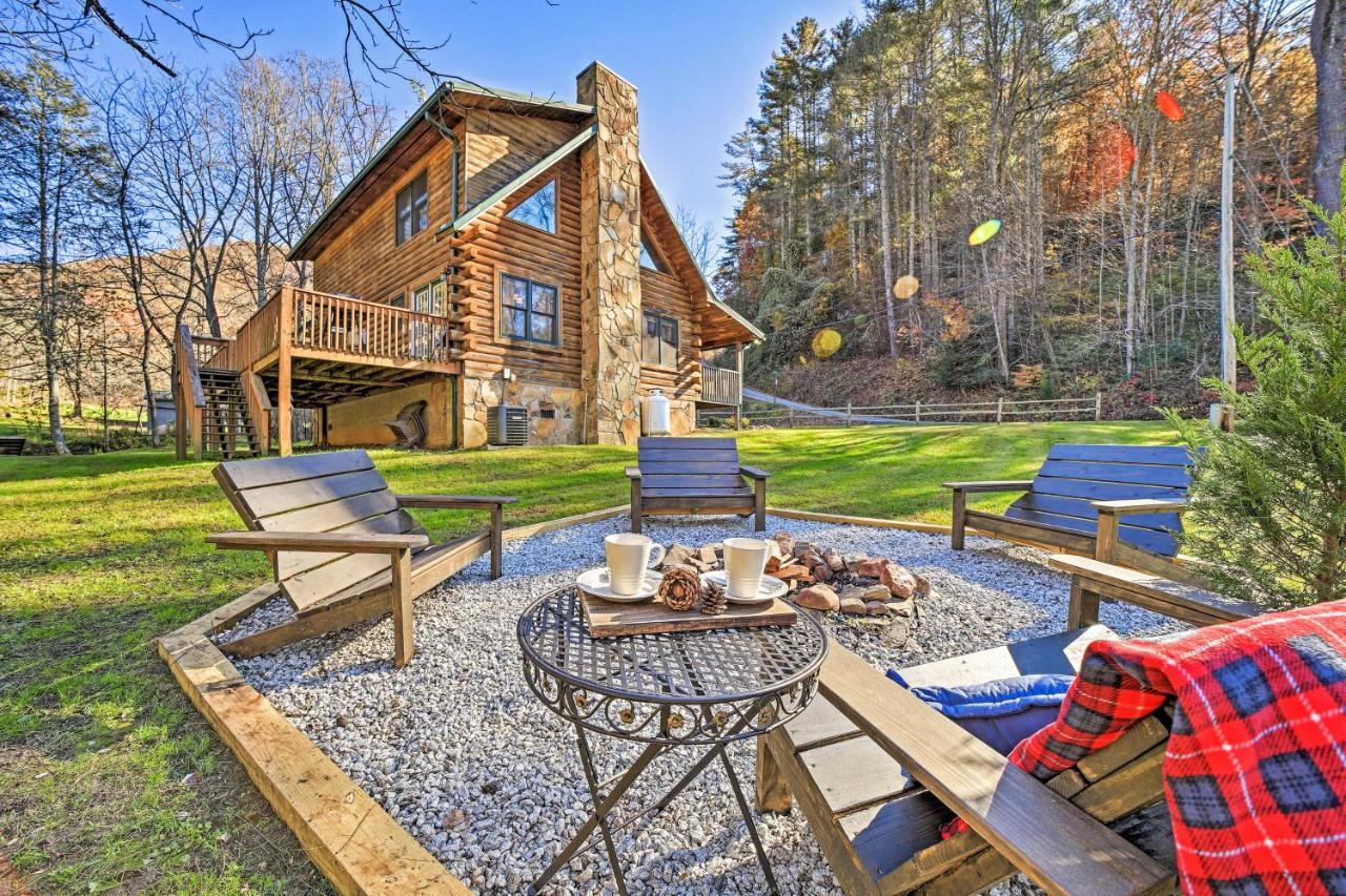 Creekside Bryson City Cabin With Private Hot Tub Ngoại thất bức ảnh