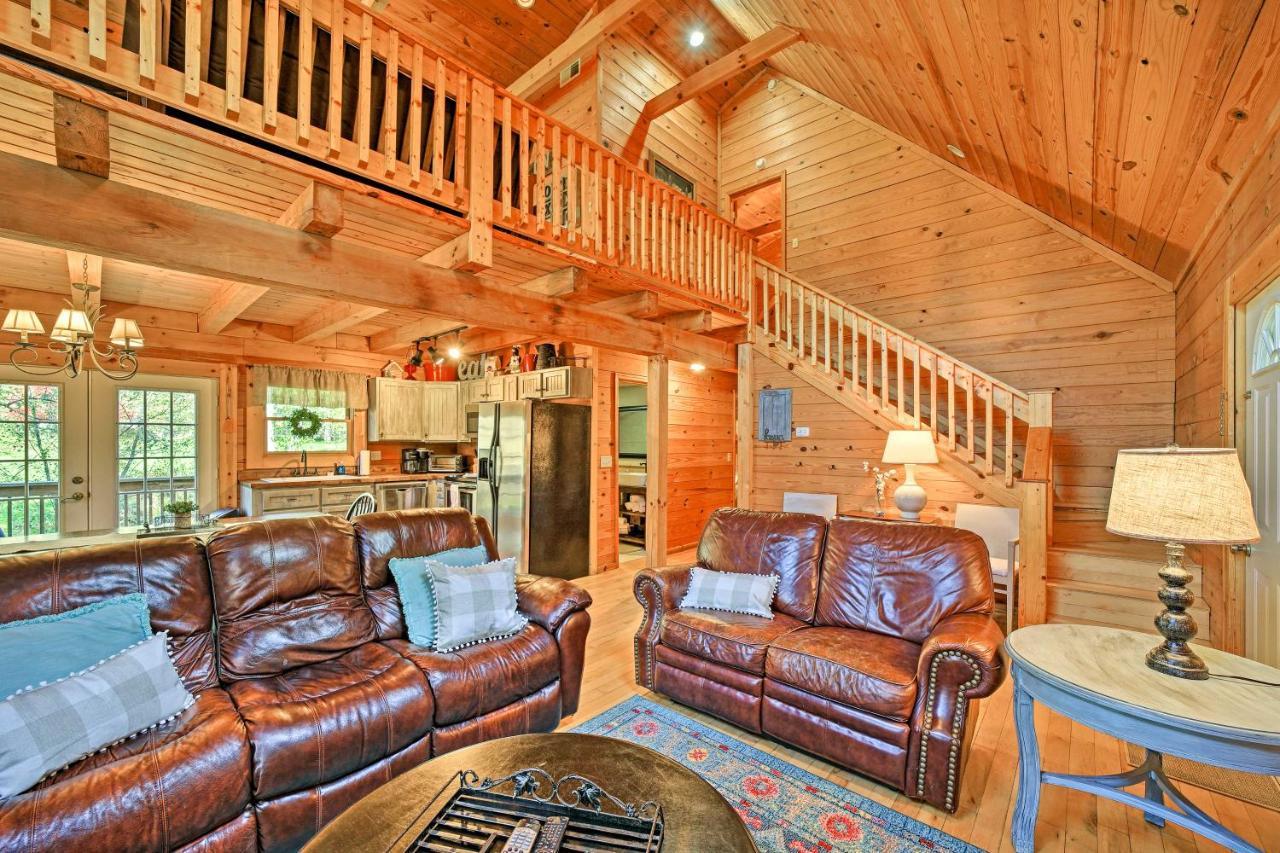 Creekside Bryson City Cabin With Private Hot Tub Ngoại thất bức ảnh