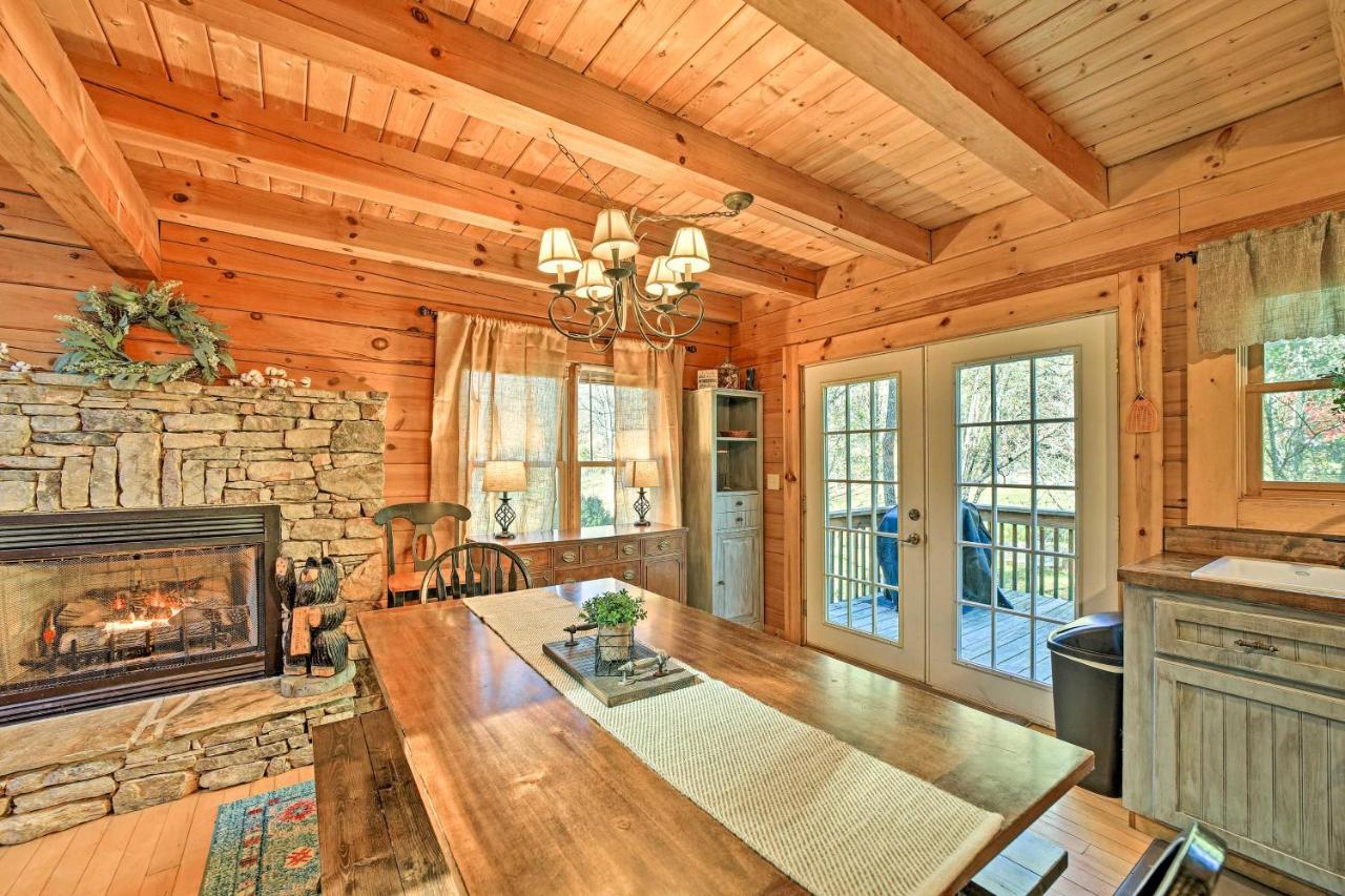 Creekside Bryson City Cabin With Private Hot Tub Ngoại thất bức ảnh