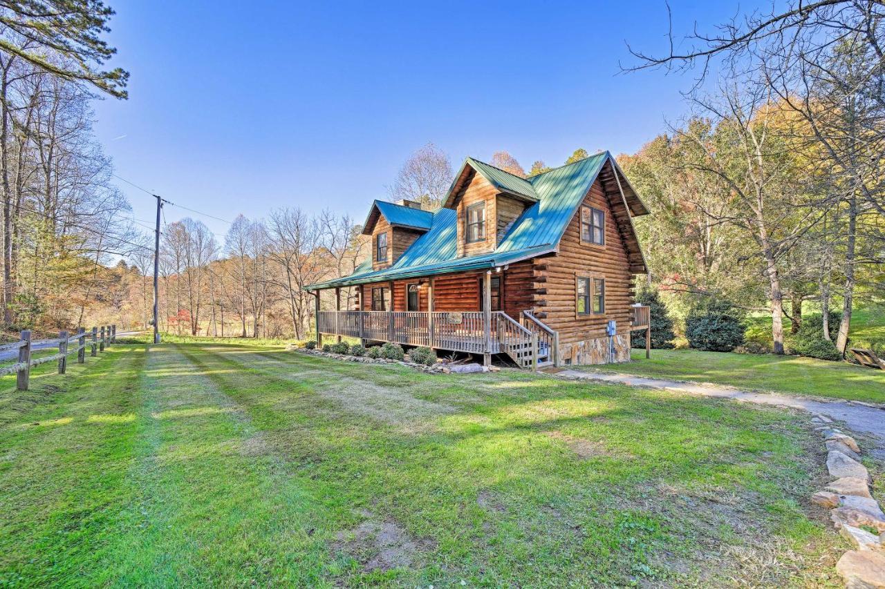 Creekside Bryson City Cabin With Private Hot Tub Ngoại thất bức ảnh